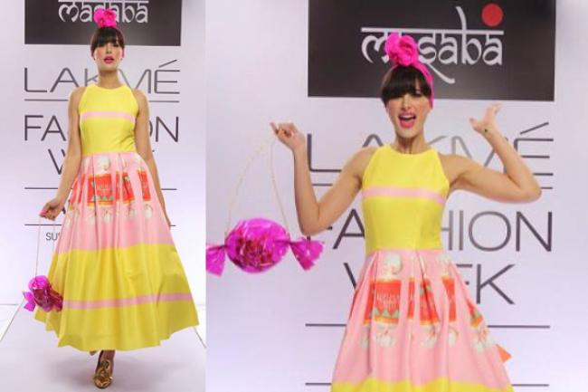 Nargis Fakhri shines at the first ever LFW Instagram show