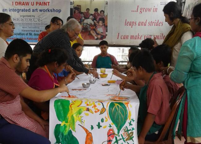 Kolkata: MENTAID holds ‘I Draw U Paint’ by Baniprosonno