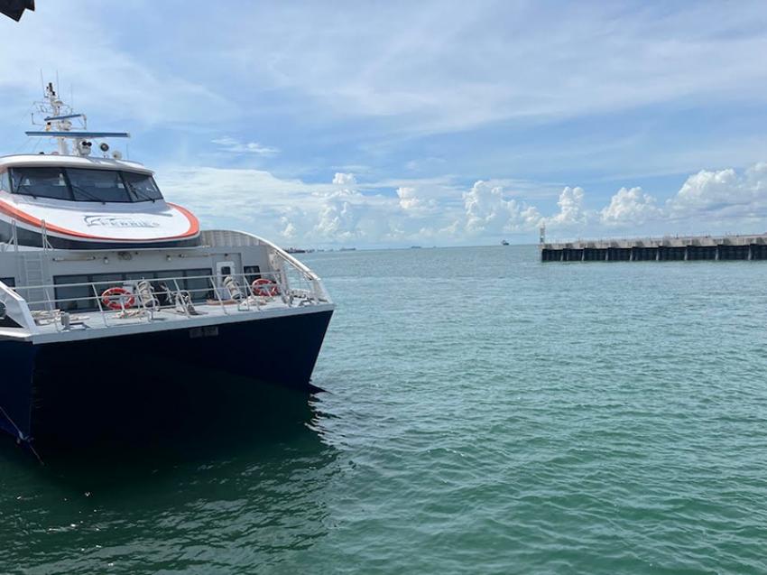 The ferry from Singapore to Bintan is barely an hour. 