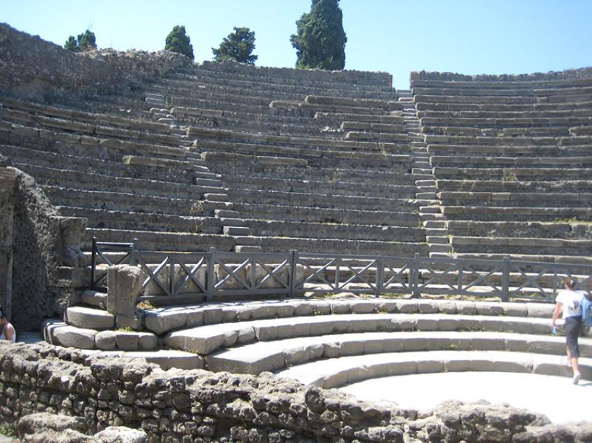 Pompeii Amphitheatre. Photo by Ranjita Biswas