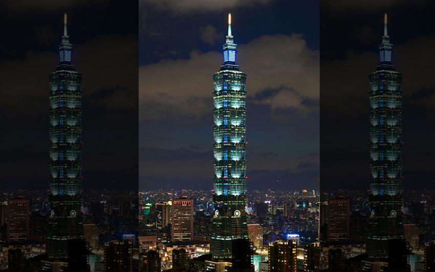 Taipei 101 at night. Photo courtesy: Timo Volz/Unsplash

