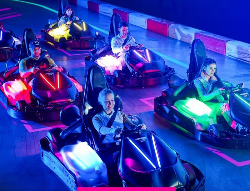 Chaos Karts merges real-world racing with immersive, game-like thrills. Photo: Chaos Karts FB