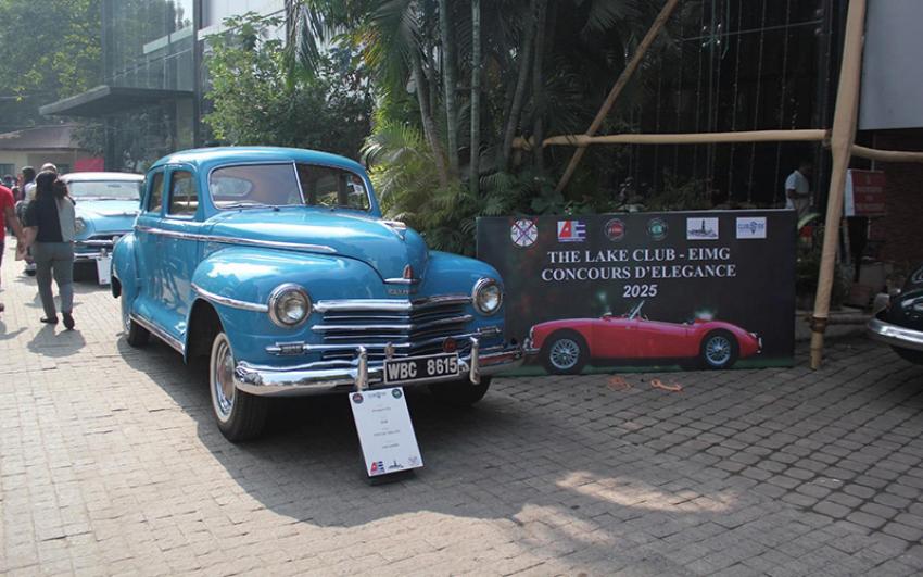 Car awarded Best Of Show owned by SK Lahiri