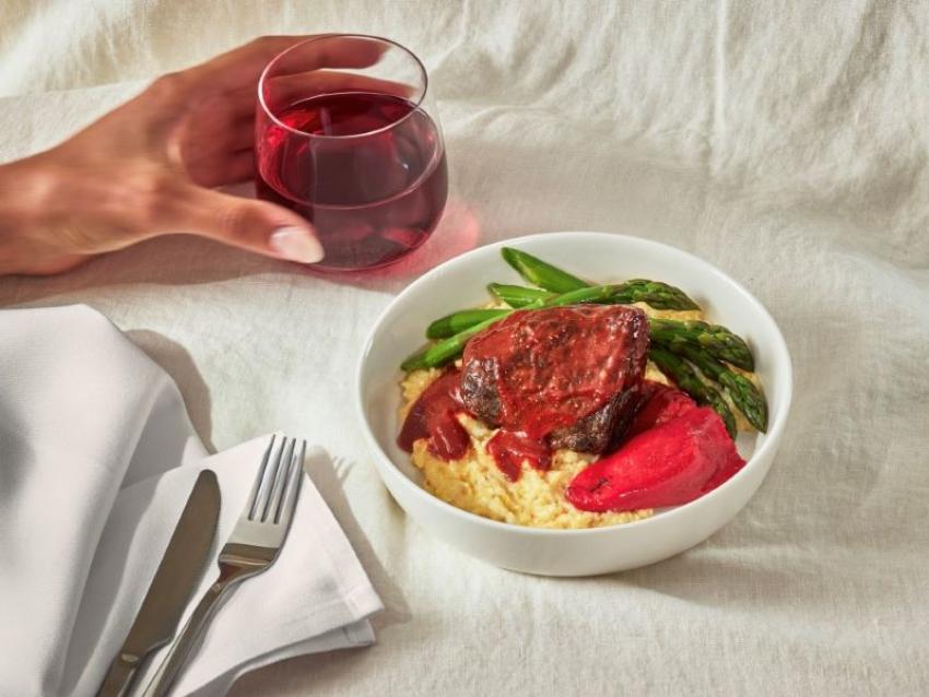 Braised beef short rib. Photo: Delta website