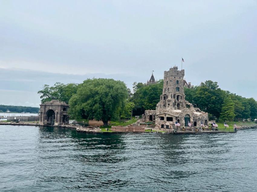 Boldt Castle stands majestically along the St. Lawrence River. Photo: Sujoy Dhar