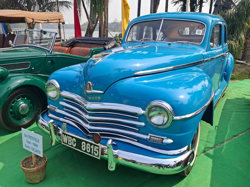 1948 Plymouth once driven by singer and composer Hemanta Mukhopadhyay. Photo: Lake Club.