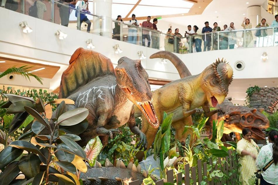 In Images: Kolkata's South City Mall unveils &lsquo;Dino World&rsquo;, Eastern India's biggest prehistoric family experience