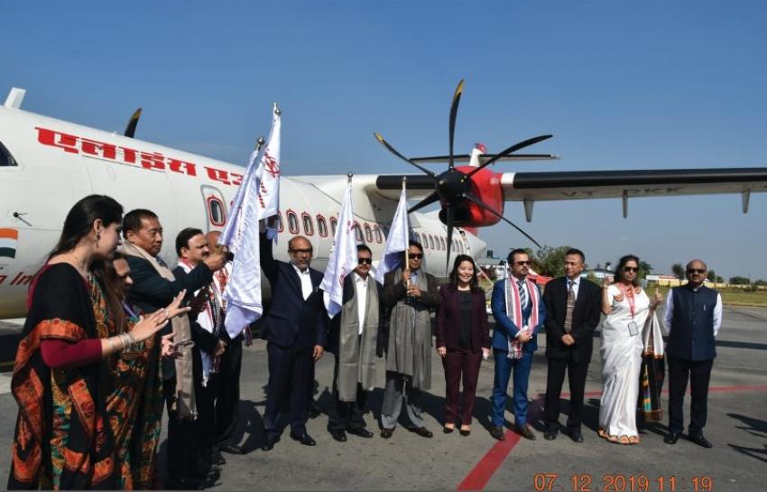 Alliance Air flags off flight from Guwahati to Dimapur to Imphal under UDAN-RC