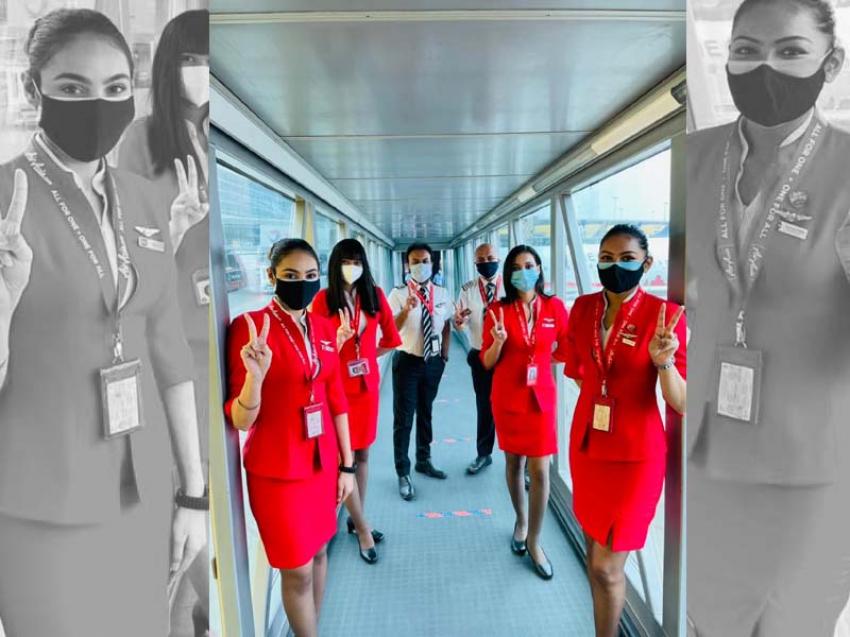  AirAsia India operates with fully vaccinated crew on 9 flights across multiple metro sectors