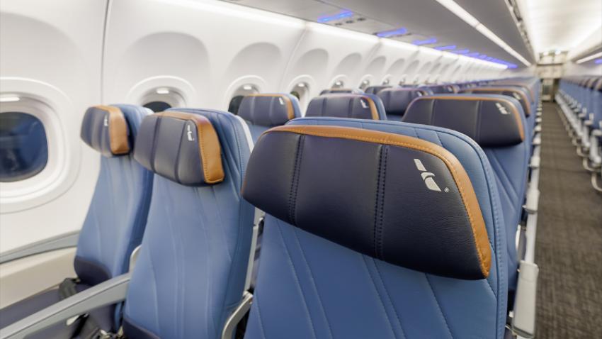 Main Cabin seats feature seatback entertainment and power outlets. Photo: American Airlines website.