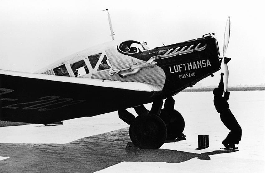 Between 1926 and 1934, the Luft Hansa fleet included over 40 Junkers F13 aircraft. Photo: Lufthansa.