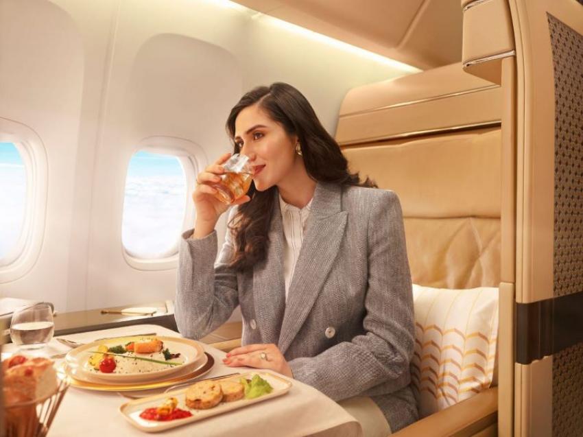 Upgraded interior of B777-300ER First Class.  Photo: Air India