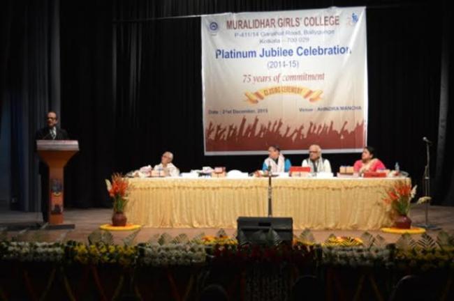 Music take centre-stage as Muralidhar Girls' College concludes Platinum celebration