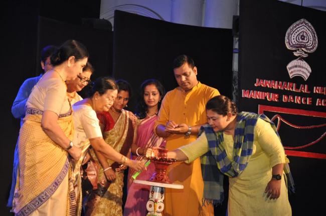 The West Bengal State Akademi of Dance Drama Music and Visual Arts, RBU, in association with Sangeet Natak Akademi North-East Centre, JNMDA holds Porvottar Dhara