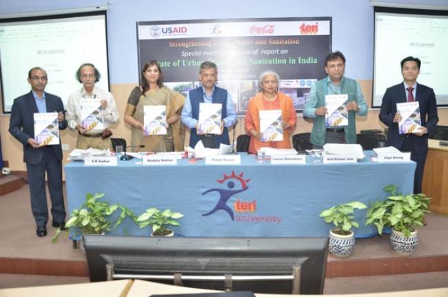 TERI University launches “State of Urban Water and Sanitation in India” report on improving access to clean water and sanitation facility