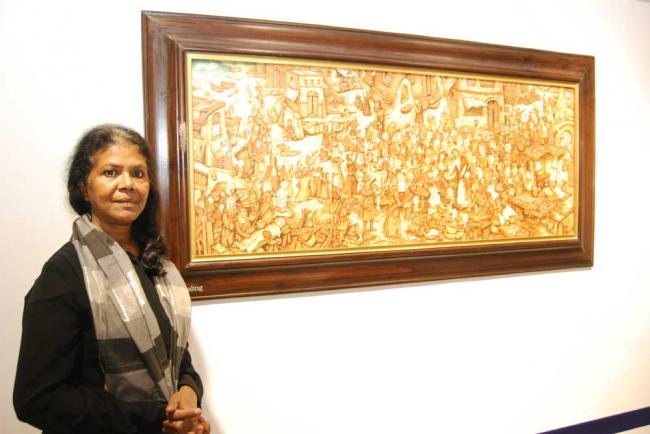 Artist Milburn Cherian of 'The Healer' fame holds solo exhibition in Kolkata 