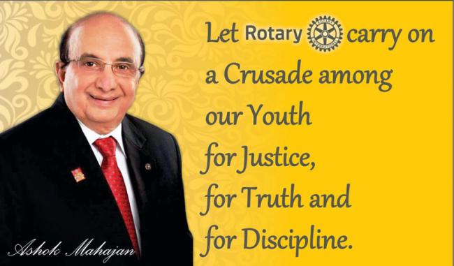 Rotary plays an important role in inspiring the youth