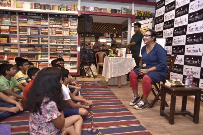 Kids today will find it easy to relate to alternative fairy tales, says Rashmi Bose at a storytelling session in Starmark book store