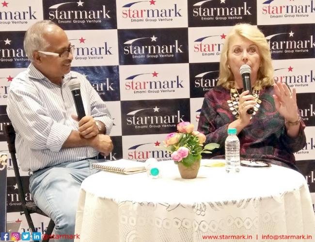 Starmark holds discussion between architect Anjan Mitra and author Joanne Taylor