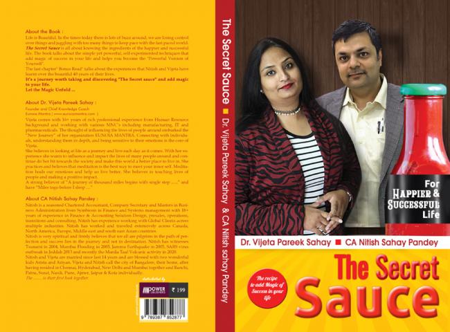 Author Interview:  Dr. Vijeta Pareek Sahay talks about the book 'The Secret Sauce' which she co-authored with  CA Nitish Sahay Pandey