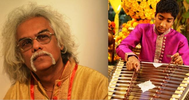 Legendary Shatatantri Veena player Tarun Bhattacharya presents one of his overseas disciples to the music connoisseurs of Kolkata