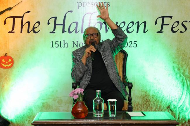 Anjan Dutt shares his experiences with the supernatural. Photo: Organisers
