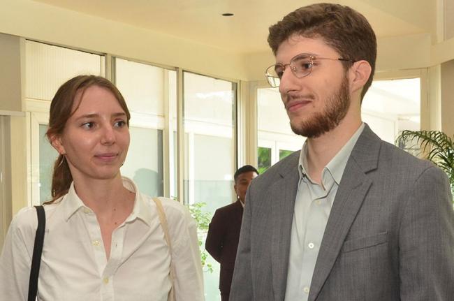 Yazid Soussi and Calypso Cassier. Photo: PKF