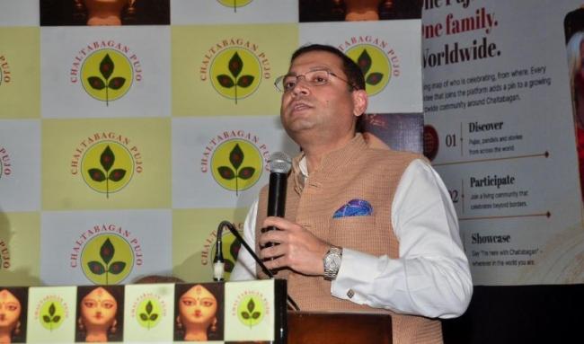 Sundeep Bhutoria, Chairman of Chaltabagan Durga Puja.