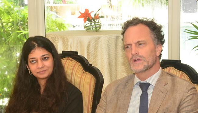 Grégor Trumel and Dhwani Vohra. Photo: PKF