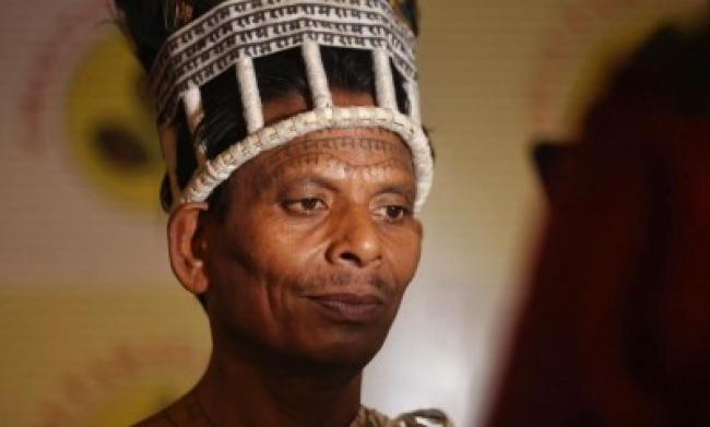 GulaRam Ramnami, a representative of the Ramnami Samaj. Photo: Avishek Mitra/IBNS