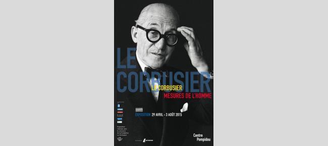 Le Corbusier, Mesures de l'Homme at display at The Centre Pompidou