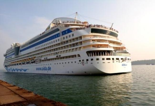 High-end tourists sail into Goa on luxury cruise vessels