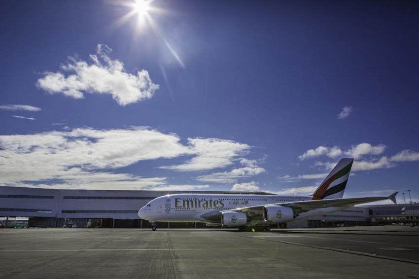 Emirates celebrates successful first year on A380 non-stop route