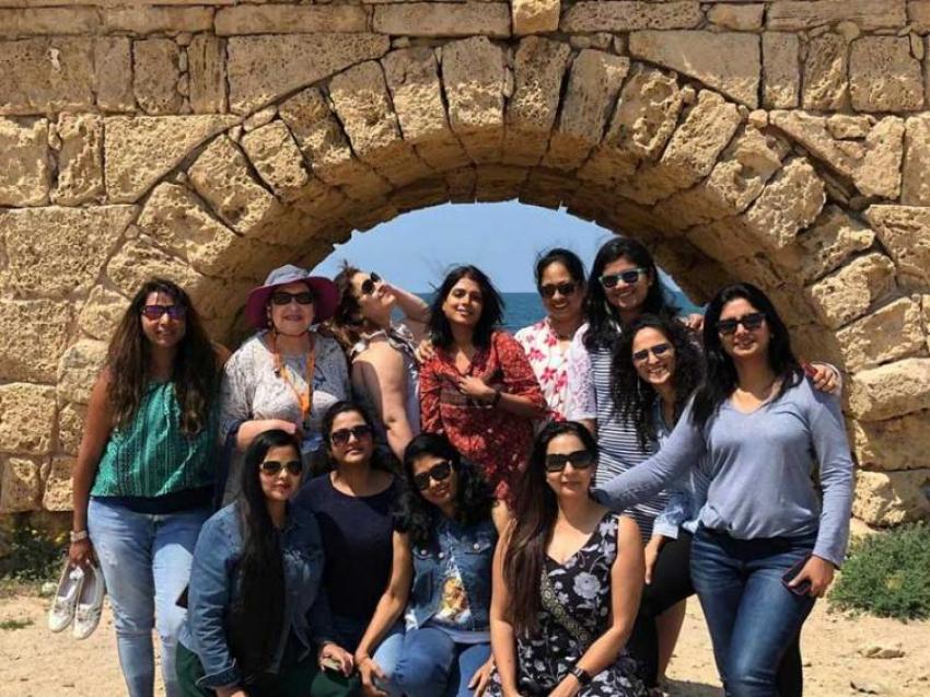 Israel Ministry of Tourism hosts a women’s special group of Indian travel agents to Israel
