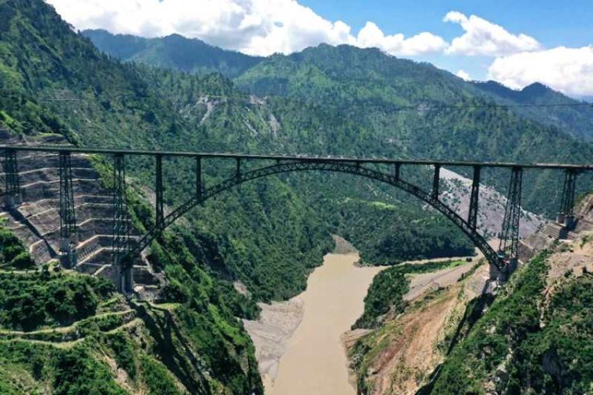 Jammu and Kashmir: Golden Joint of Chenab Bridge inaugurated, locals elated