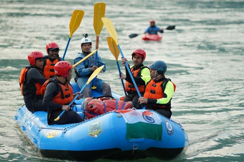 NIMAS completes the Arunachal leg of historic Brahmaputra river rafting expedition