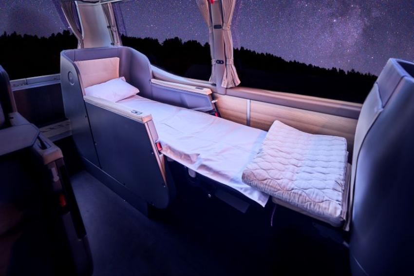 This new luxury Sleeper Bus in Europe lets you fall asleep in one country and wake up in another