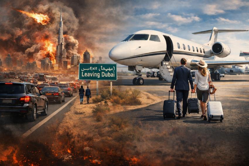 High Price of Exodus! The Ultra-Rich Pay USD 350,000 to Leave Dubai